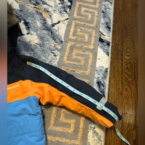 Didriksons skisuit overall blue orange boy 110